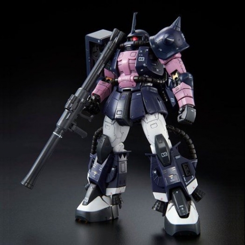 特徴的な機体色は複数の成形色で再現！「RG 黒い三連星専用ザクII