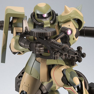 彩色により迷彩を再現！「ROBOT魂 湿地帯戦用ザク ver. A.N.I.M.E.」の