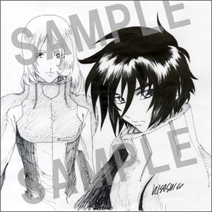 キラ・ヤマト＆アスラン・ザラ 平井久司描き下ろしイラスト複製色紙 法人共通特典は「平井久司新規描き下ろしイラスト複製色紙」に決定