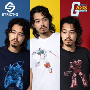 モビルスーツ Tシャツ MS-06F ZAKU II STRICT-G.ARMS『機動戦士ガンダム』ノーズアートTシャツ ZAKU II
