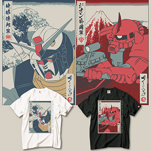 RX-78-2 ガンダム浮世絵（台湾人アーティストが描く「浮世絵風