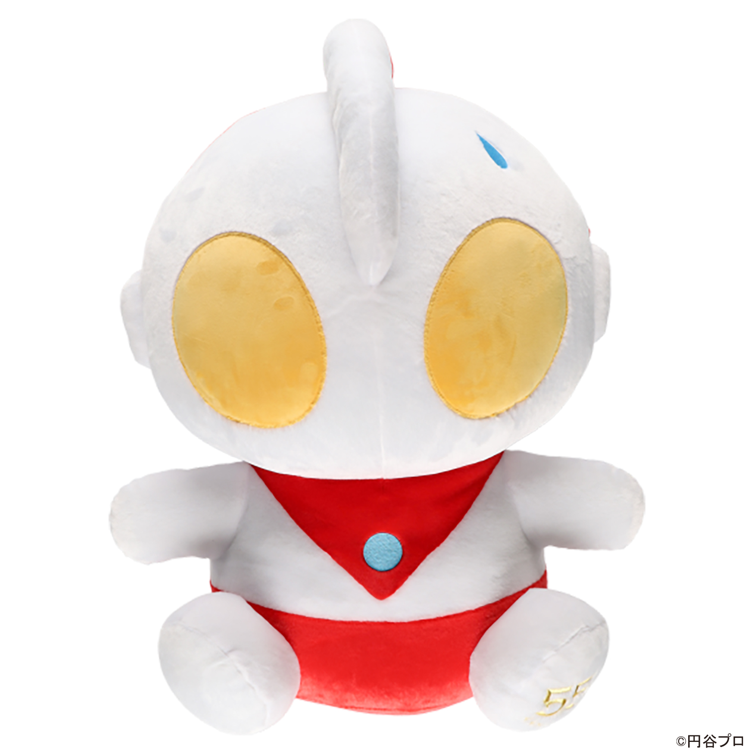 デフォルメされたかわいいウルトラマンの超特大サイズのぬいぐるみが