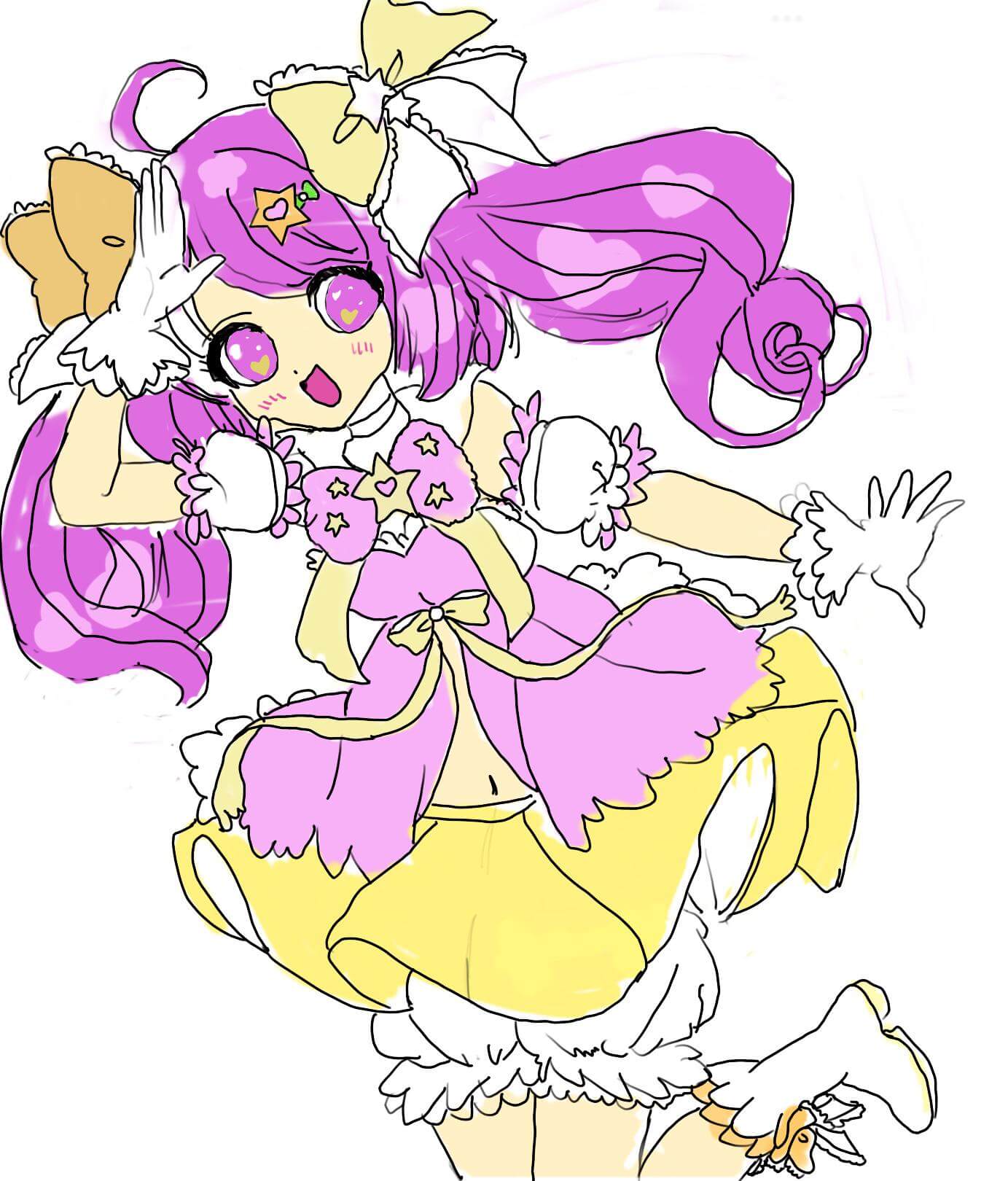 アイドル 投稿一覧 自由なテーマでイラストを描いて投稿しよう ワンダースクールみんなのスケッチブック コンテスト一覧 バンダイによる 遊びと学びのココロ育むファミリーエンタメサイト