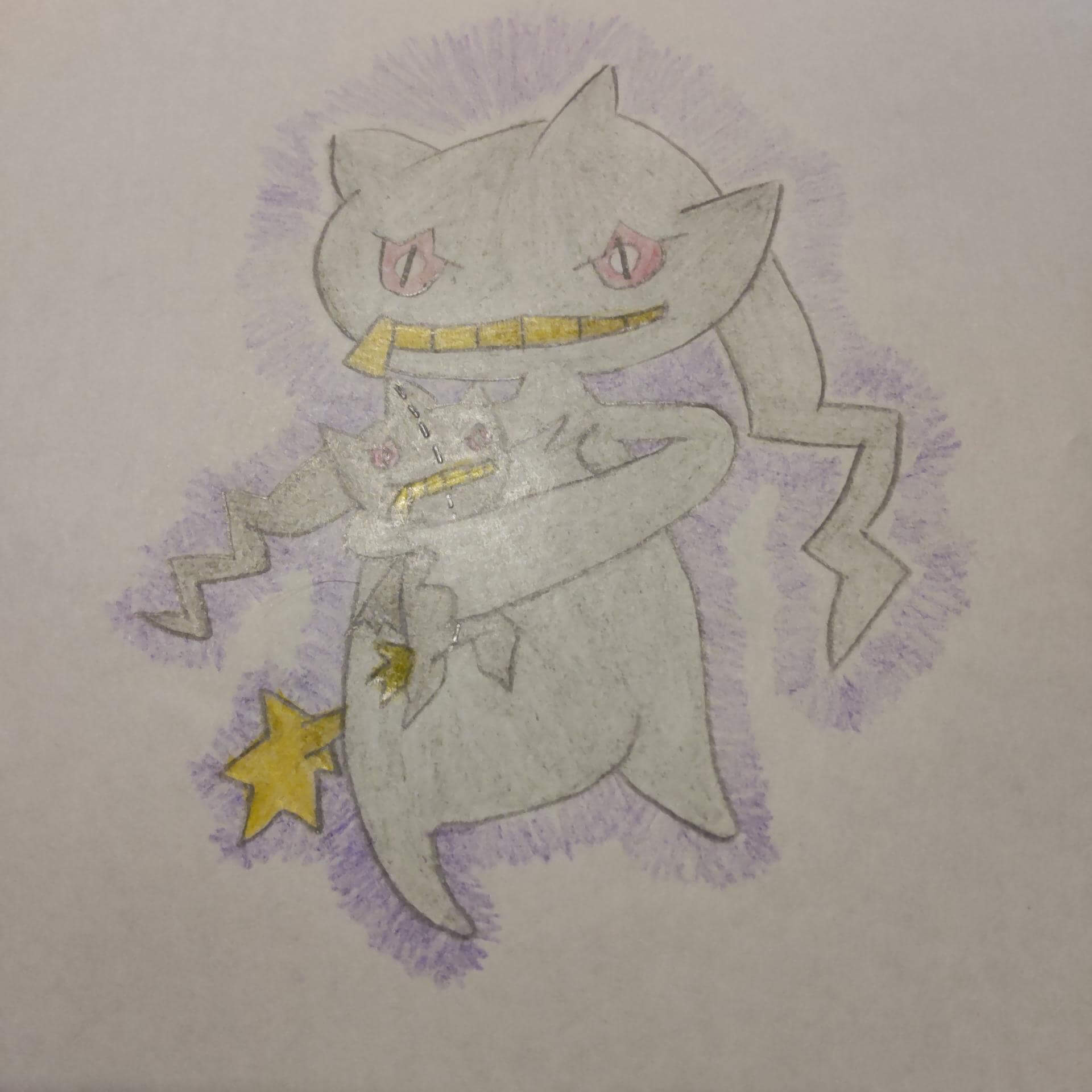 ジュペッタがぬいぐるみを ポケモンキッズイラストコンテスト テーマは 思い出のポケモン 投稿一覧 ポケモンキッズイラストコンテスト テーマは 思い出のポケモン コンテスト一覧 バンダイによる 遊びと学びのココロ育むファミリーエンタメサイト