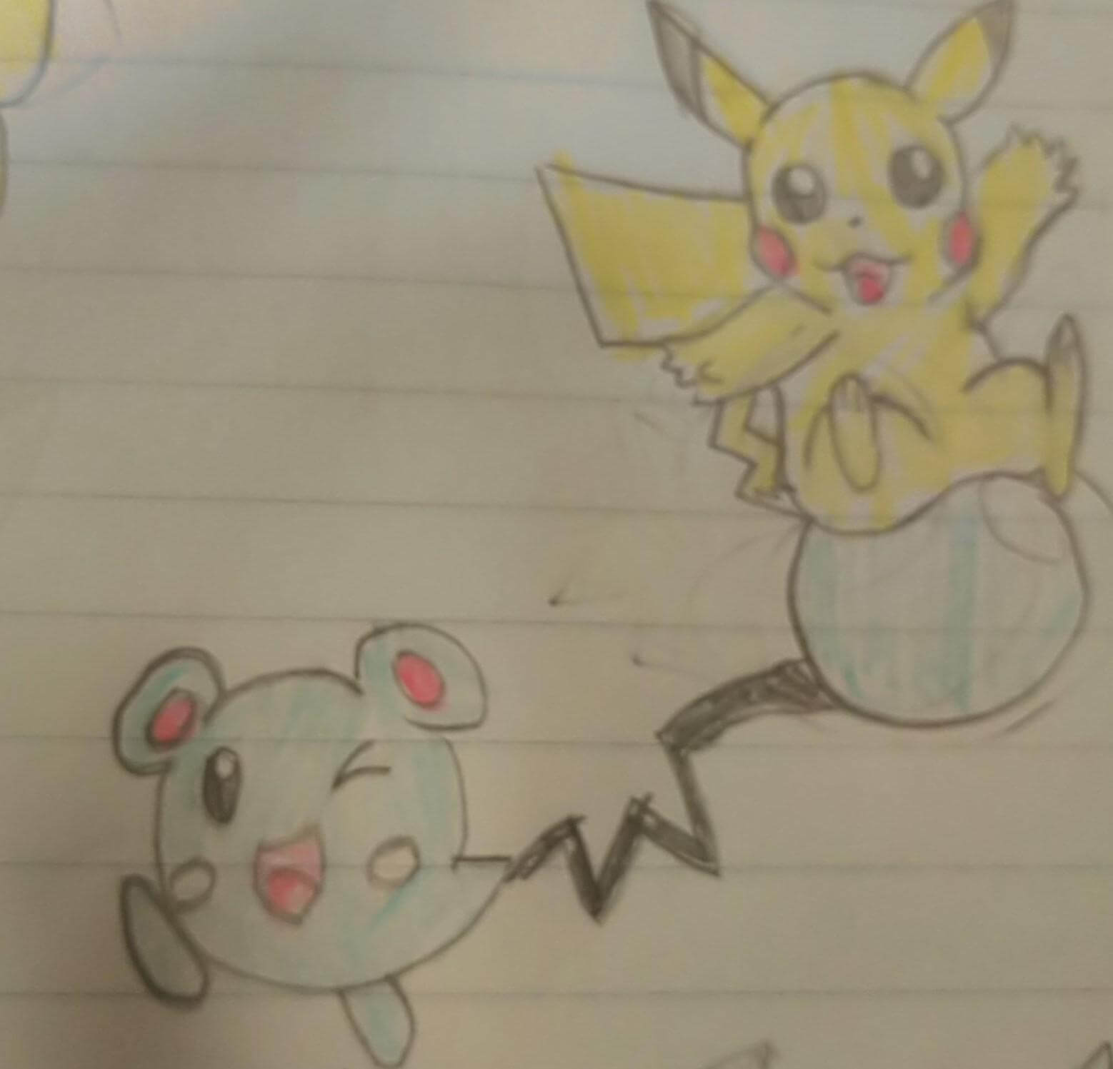 ルリリ ピカチュウ ポケモンキッズイラストコンテスト テーマは ピカチュウとなかよしポケモン 投稿一覧 ポケモンキッズイラストコンテスト テーマは ピカチュウと仲良しポケモン コンテスト一覧 バンダイによる 遊びと学びのココロ育むファミリー