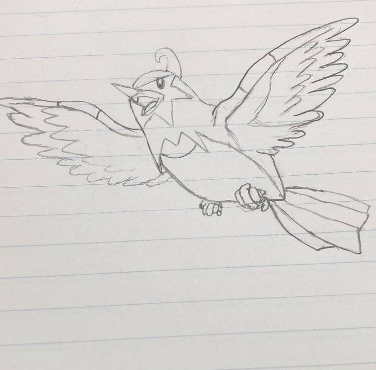 空飛ぶとりポケモン ポケモンキッズイラストコンテスト テーマは 思い出のポケモン 投稿一覧 ポケモンキッズイラストコンテスト テーマは 思い出のポケモン コンテスト一覧 バンダイによる 遊びと学びのココロ育むファミリーエンタメサイト